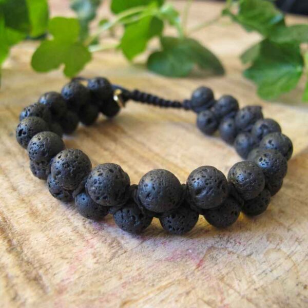 Lavasten Kristallarmband Herr