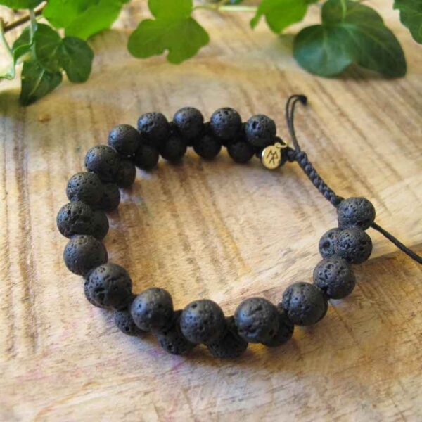 Lavasten Kristallarmband Herr