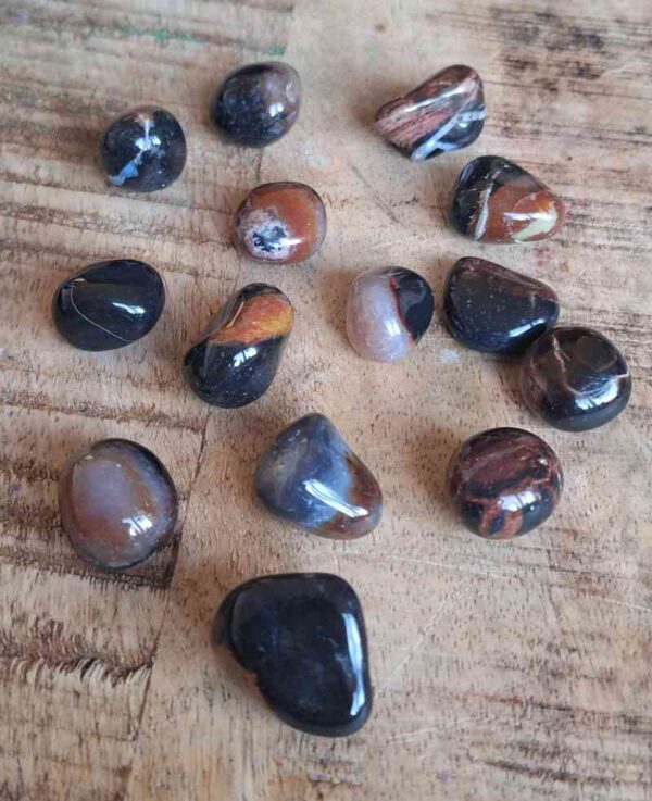 Svart Sardonyx kristall