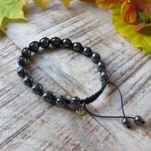 Kristallarmband Angerboda med Hematit