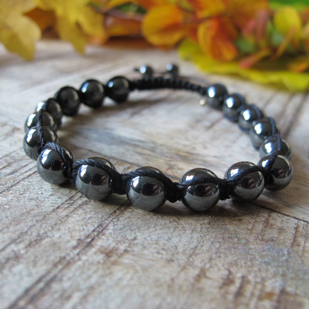 Kristallarmband Angerboda med Hematit