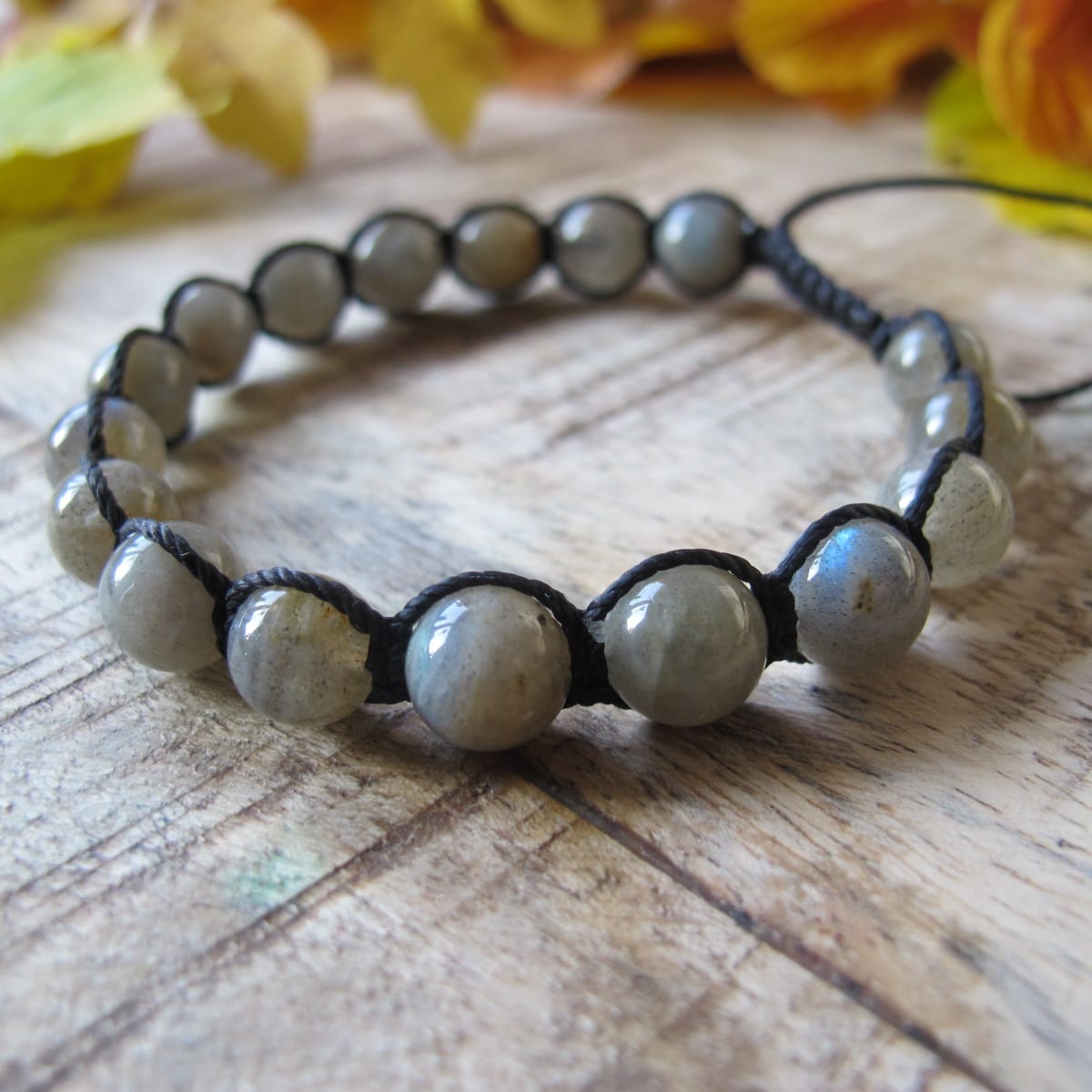 Kristallarmband Gullveig med Labradorit